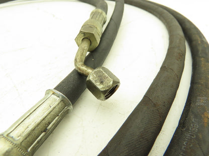 1/4" Hydraulic Hose 5800psi Parker No-Spill Quick Connect Lot of 4