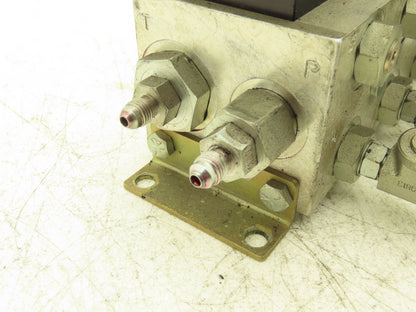 Vektek 0116|1813 3x4 Manual Hydraulic 3-Valve Manifold Assembly Lever/Handle