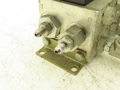 Vektek 0116|1813 3x4 Manual Hydraulic 3-Valve Manifold Assembly Lever/Handle