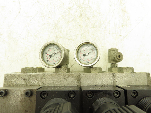 Vektek 0116|1813 3x4 Manual Hydraulic 3-Valve Manifold Assembly Lever/Handle