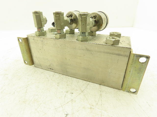 Vektek 0116|1813 3x4 Manual Hydraulic 3-Valve Manifold Assembly Lever/Handle