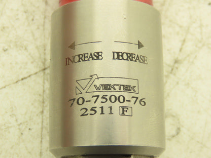 Vektek 70-7500-76 Pressure Switch 750-5000psi M8 3-pin 12" wired