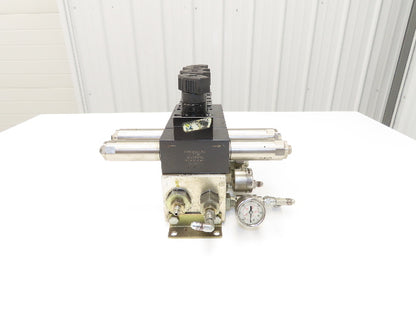 Vektek 0914 3x4 Manual Hydraulic 4-Valve Manifold Assembly Lever/Handle