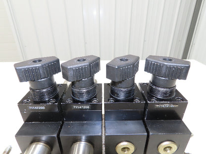 Vektek 0914 3x4 Manual Hydraulic 4-Valve Manifold Assembly Lever/Handle