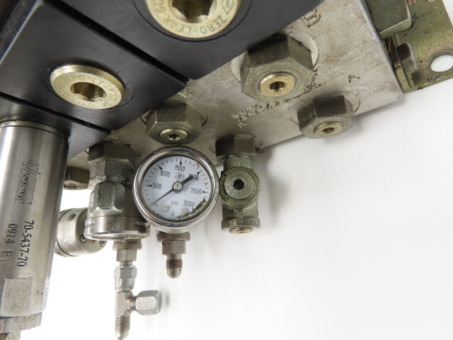 Vektek 0914 3x4 Manual Hydraulic 4-Valve Manifold Assembly Lever/Handle