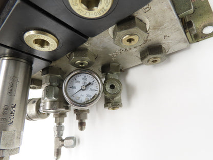 Vektek 0914 3x4 Manual Hydraulic 4-Valve Manifold Assembly Lever/Handle