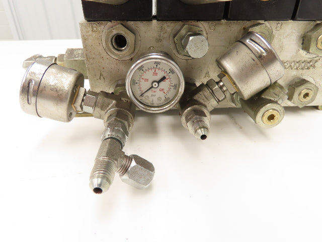Vektek 0914 3x4 Manual Hydraulic 4-Valve Manifold Assembly Lever/Handle