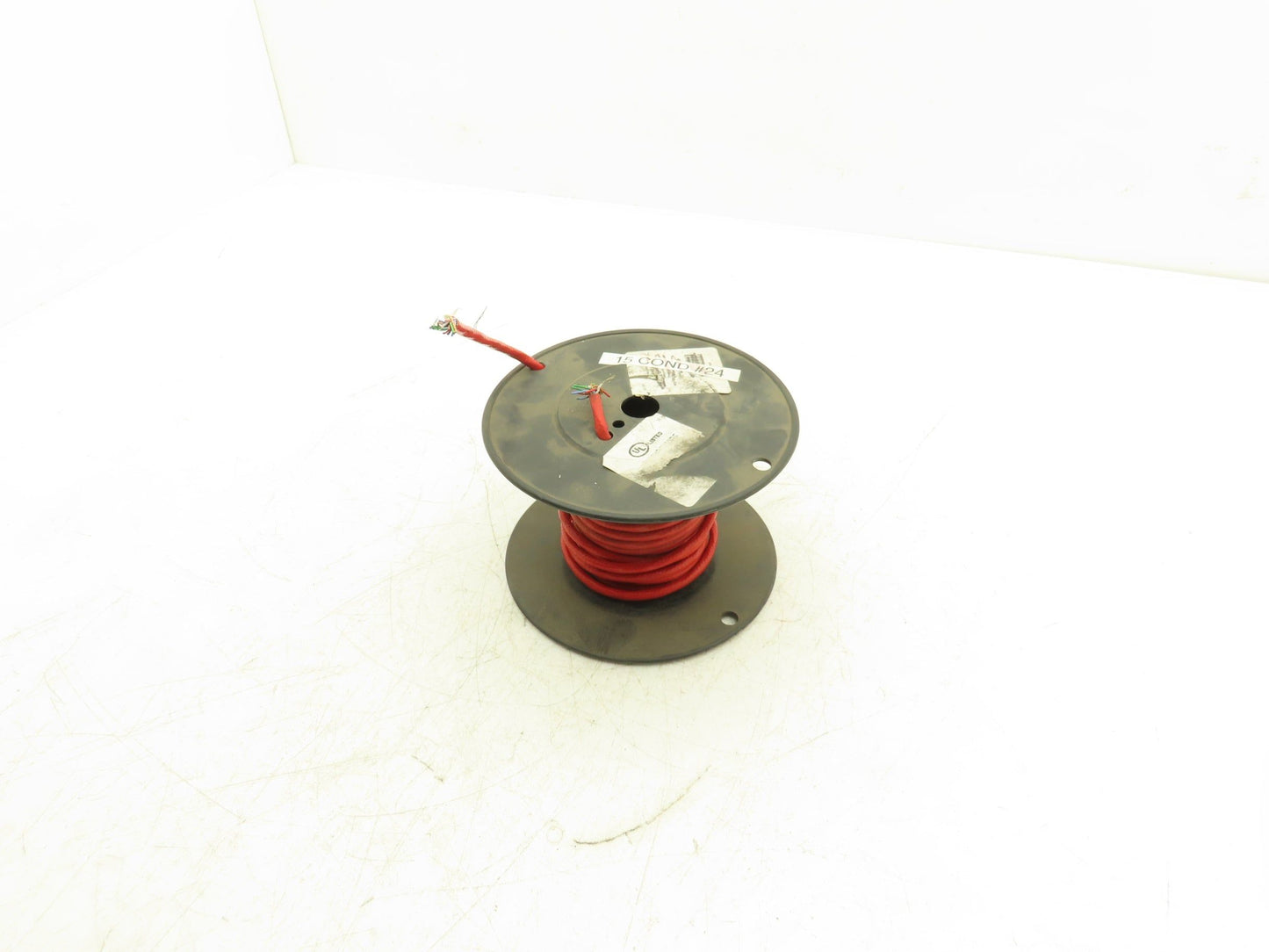 Belden 83515 Wire Spool 24AWG 40' 15 Conductor Shielded Red Cable Thermal