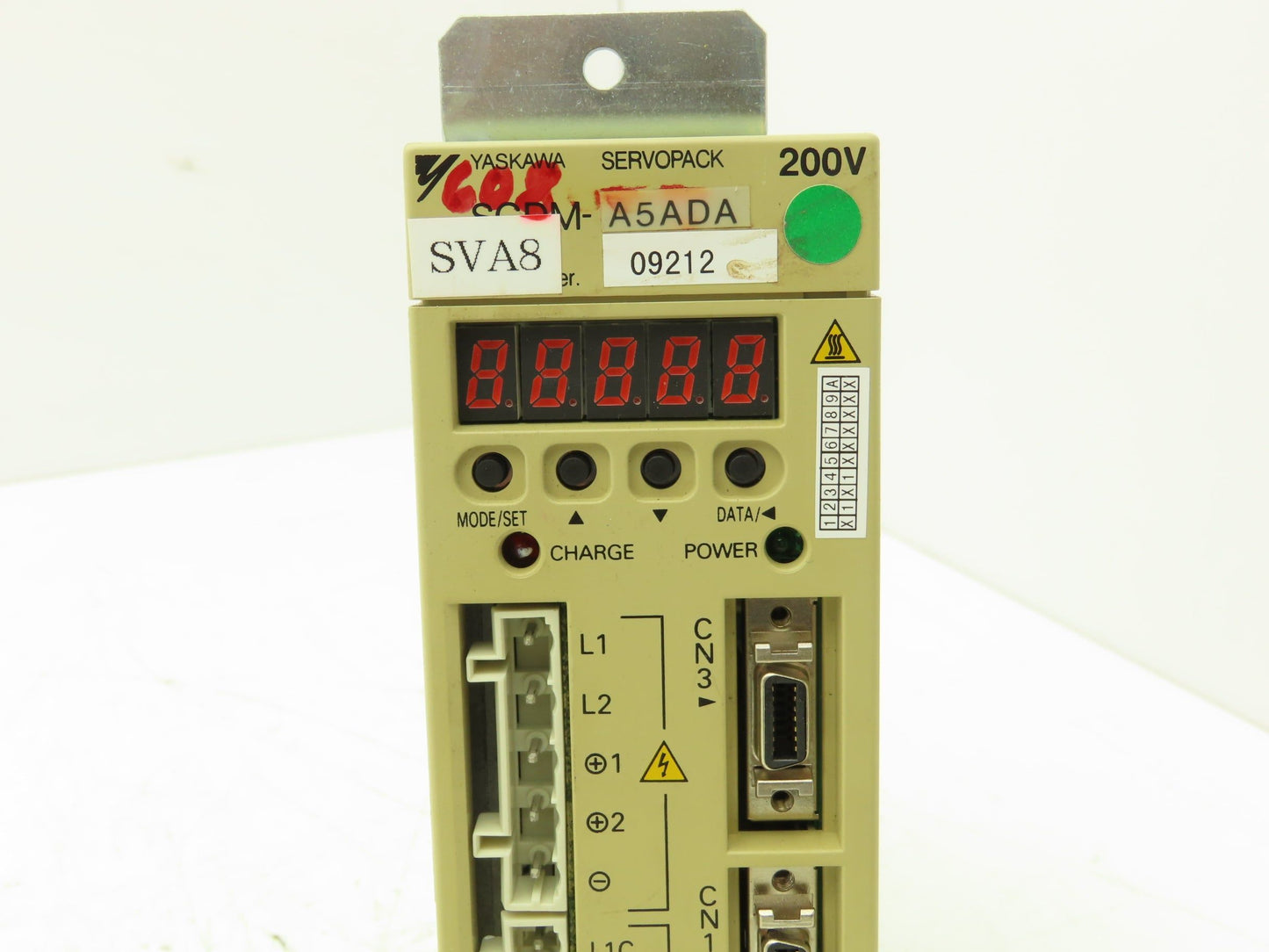 Yaskawa SGDM-A5ADA ServoPack Servo Drive 1Ph 230V In 0.05kW 230V 0.64A 3Ph Out