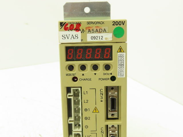 Yaskawa SGDM-A5ADA ServoPack Servo Drive 1Ph 230V In 0.05kW 230V 0.64A 3Ph Out