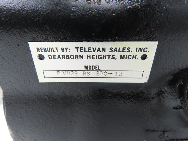 Vickers PVB29 RS 20C-12 Hydraulic Axial Piston Pump 30 GPM 3000 PSI 61.6cm³