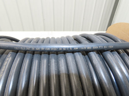 3M 3659/25SF Wire Spool 28AWG 300' 25 Conductor Flat Ribbon Cable Black