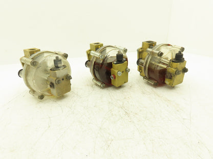Master Pneumatic A64041|A64061 Lubricator Single Point Air mixed Lot of 3