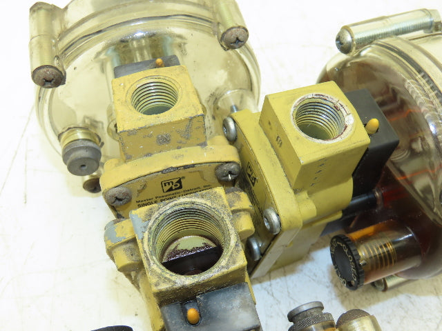 Master Pneumatic A64041|A64061 Lubricator Single Point Air mixed Lot of 3