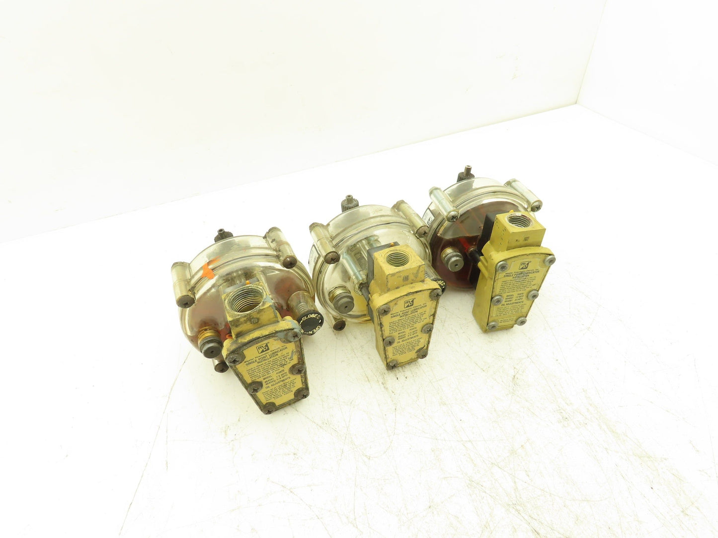 Master Pneumatic A64041|A64061 Lubricator Single Point Air mixed Lot of 3