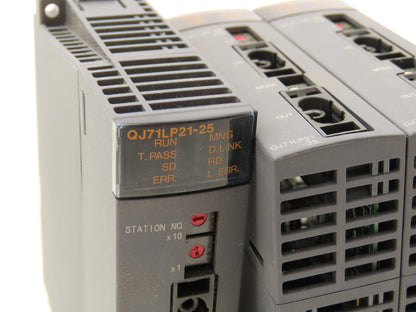 Mitsubishi QJ71LP21-25 Melsec-Q Data Link Unit Lot of 3