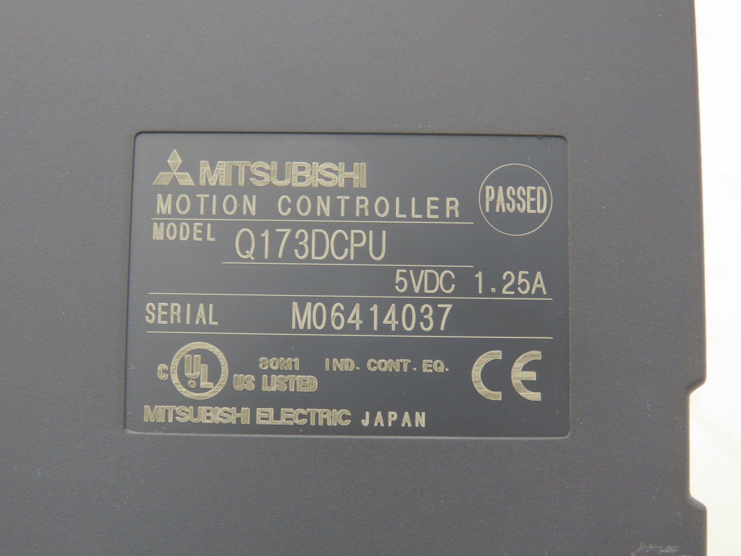 Mitsubishi Q173DCPU Melsec-Q Motion Controller 5VDC 1.25A