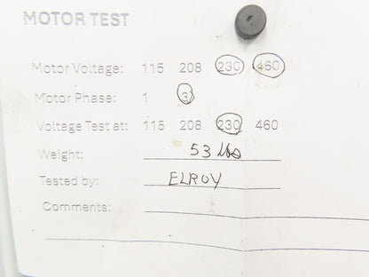 Graymills IMV100-F Immersion Coolant Pump 1"NPT Cast Iron 50gpm 1Hp 230/460V 3PH