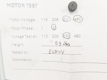 Graymills IMV100-F Immersion Coolant Pump 1"NPT Cast Iron 50gpm 1Hp 230/460V 3PH
