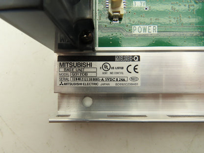 Mitsubishi Q312DB Melsec-Q Base Unit Circuit Board 14-Slot Chassis Lot of 3
