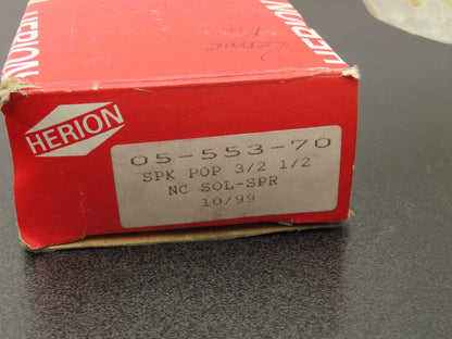 Herion 05-553-70 Fluidtronic Repair Kit SPK POP 3/2 1/2 NC SOL-SPR