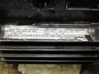 Grundfos SPK8-3/2 AMA RUUV Immersion Coolant Pump 100-160 L/min .55kw 230V 3PH