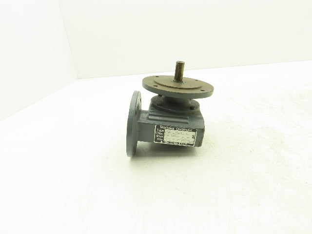 Marbaise Dortmund SF00 Right Angle Worm Gearbox 79:1 Ratio 12.3Nm 14mm