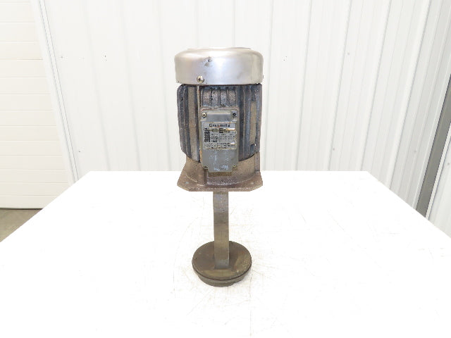 Graymills IMV50-F Immersion Coolant Pump 3/4"npt 35gpm 1/2Hp 230/460V Cast Iron