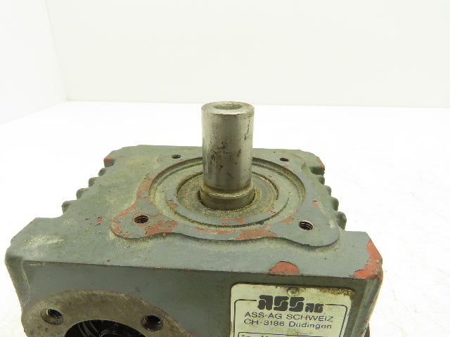 Ass-ag M 40 B Right Angle Worm Gearbox 82:1 Ratio 14mm
