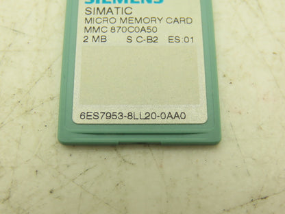 Siemens 6ES7953-8LL20-0AA0 SIMATIC S7 PLC Micro Memory Card 2Mb