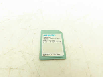 Siemens 6ES7953-8LL20-0AA0 SIMATIC S7 PLC Micro Memory Card 2Mb