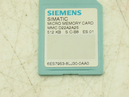Siemens 6ES7953-8LJ30-0AA0 SIMATIC S7 PLC Micro Memory Card 512 KB