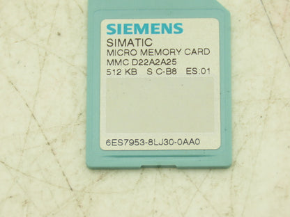 Siemens 6ES7953-8LJ30-0AA0 SIMATIC S7 PLC Micro Memory Card 512 KB