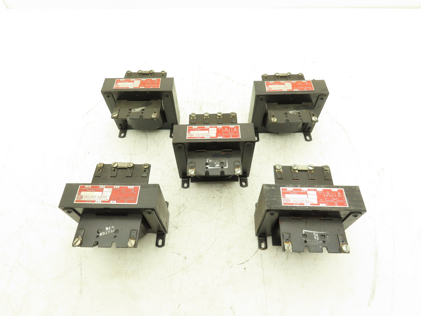 Hevi Duty W150 Industrial Control Transformer 150va HV 230/460V LV 120V Lot of 5