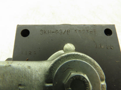 Pister 3KH-G3/8-1123-T Ball Valve Manual 1/4 Turn 3-Way 3/8" NPT