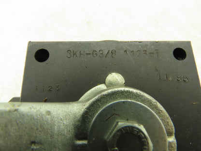 Pister 3KH-G3/8-1123-T Ball Valve Manual 1/4 Turn 3-Way 3/8" NPT