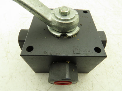Pister 3KH-G3/8-1123-T Ball Valve Manual 1/4 Turn 3-Way 3/8" NPT