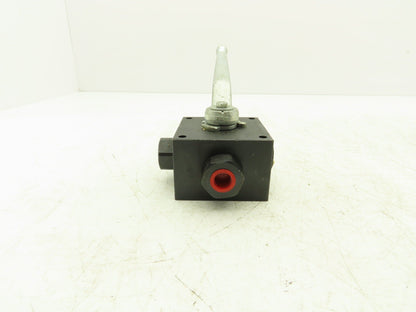 Pister 3KH-G3/8-1123-T Ball Valve Manual 1/4 Turn 3-Way 3/8" NPT