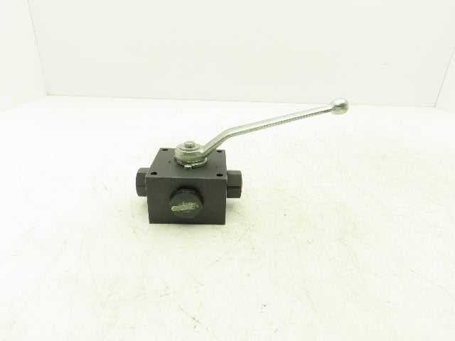Pister 3KH-G3/8-1123-T Ball Valve Manual 1/4 Turn 3-Way 3/8" NPT