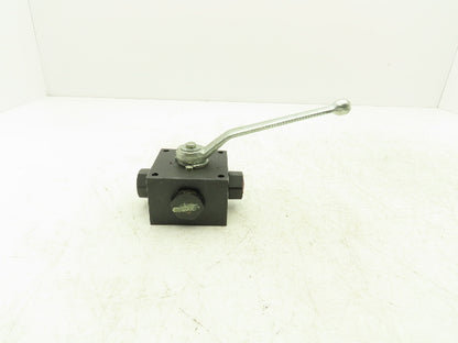 Pister 3KH-G3/8-1123-T Ball Valve Manual 1/4 Turn 3-Way 3/8" NPT