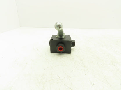 Pister 3KH-G3/8-1123-T Ball Valve Manual 1/4 Turn 3-Way 3/8" NPT