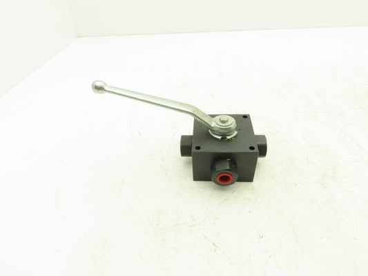 Pister 3KH-G3/8-1123-T Ball Valve Manual 1/4 Turn 3-Way 3/8" NPT