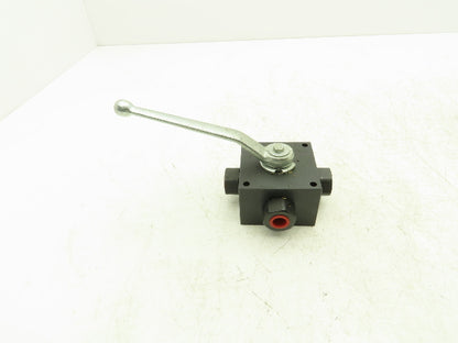 Pister 3KH-G3/8-1123-T Ball Valve Manual 1/4 Turn 3-Way 3/8" NPT