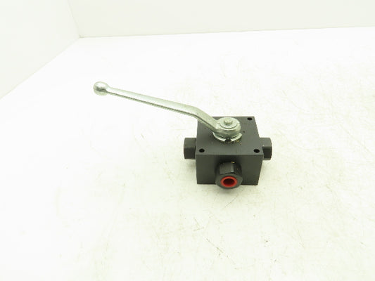 Pister 3KH-G3/8-1123-T Ball Valve Manual 1/4 Turn 3-Way 3/8" NPT