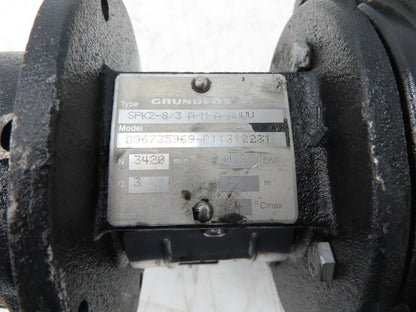 Grundfos SPK2-8/3 A-M-A-AUUV Immersion Coolant Pump .25KW 230V 3PH 3m³/h