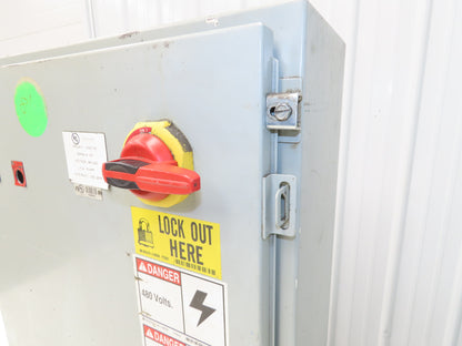 Hoffman A242408LP Electrical Enclosure Control Panel 24x24x8" W/Disconnect JIC