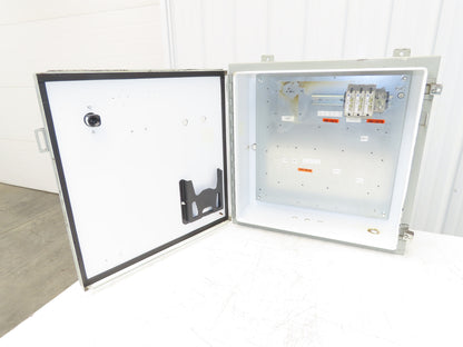 Hoffman A242408LP Electrical Enclosure Control Panel 24x24x8" W/Disconnect JIC