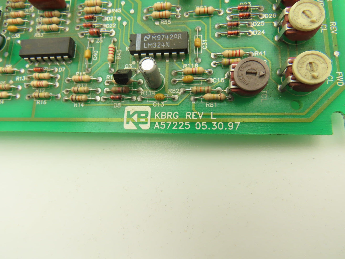 KB Electronics A57225 Speed Board for KBRG-225D Regenerative DC Motor Control
