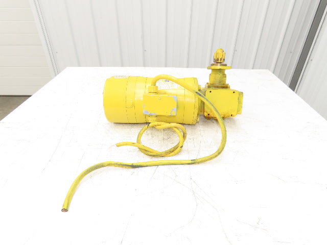 Doerr LR22132 Crane Duty Gear Motor w/Brake 15:1/115rpm 1/2Hp 230/460V D56CFC