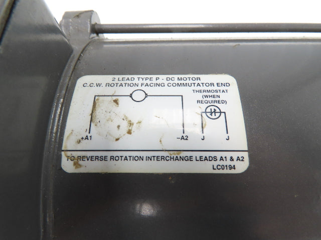 Baldor CDP3440 DC Brushed Motor 3/4Hp 1750rpm 90vdc 56C TEFC